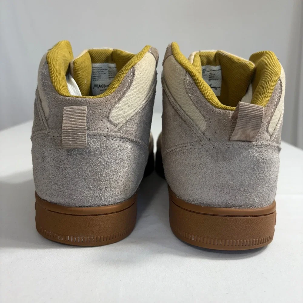 Maui and Sons Beige Suede Leather High Top Sneakers Skate‎ Shoes Mens 9